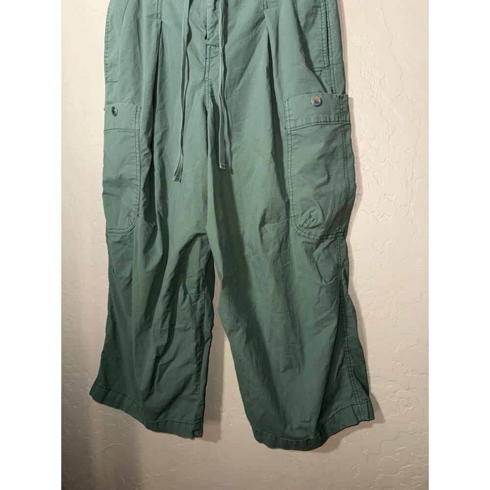 Anthropologie x Pilcro slouchy fit surplus cargo pants balloon wide leg cropped - Picture 3 of 9
